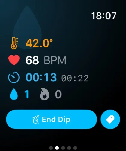 Apple Watch recording screen